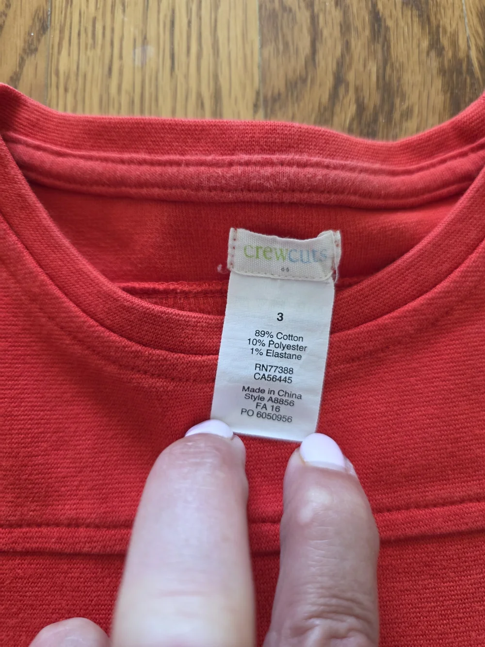 Crewcuts Red Short-Sleeve Pocket A-Line Dress